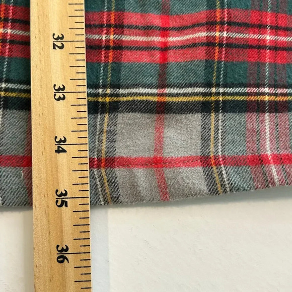 Orvis women's plaid flannel pleated midi skirt size 8P - Picture 11 of 12